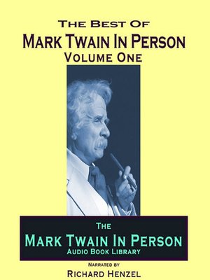cover image of Mark Twain In Person, Volume 1